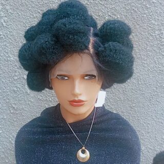 Puffy braided wigs kinky